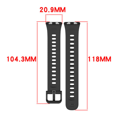 Pas Techsuit W081 za Huawei Band 11 / 11 Pro, črn