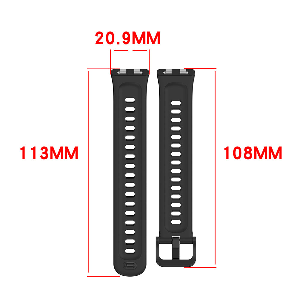 Pas Techsuit W082 za Huawei Band 11 / 11 Pro, temno modra