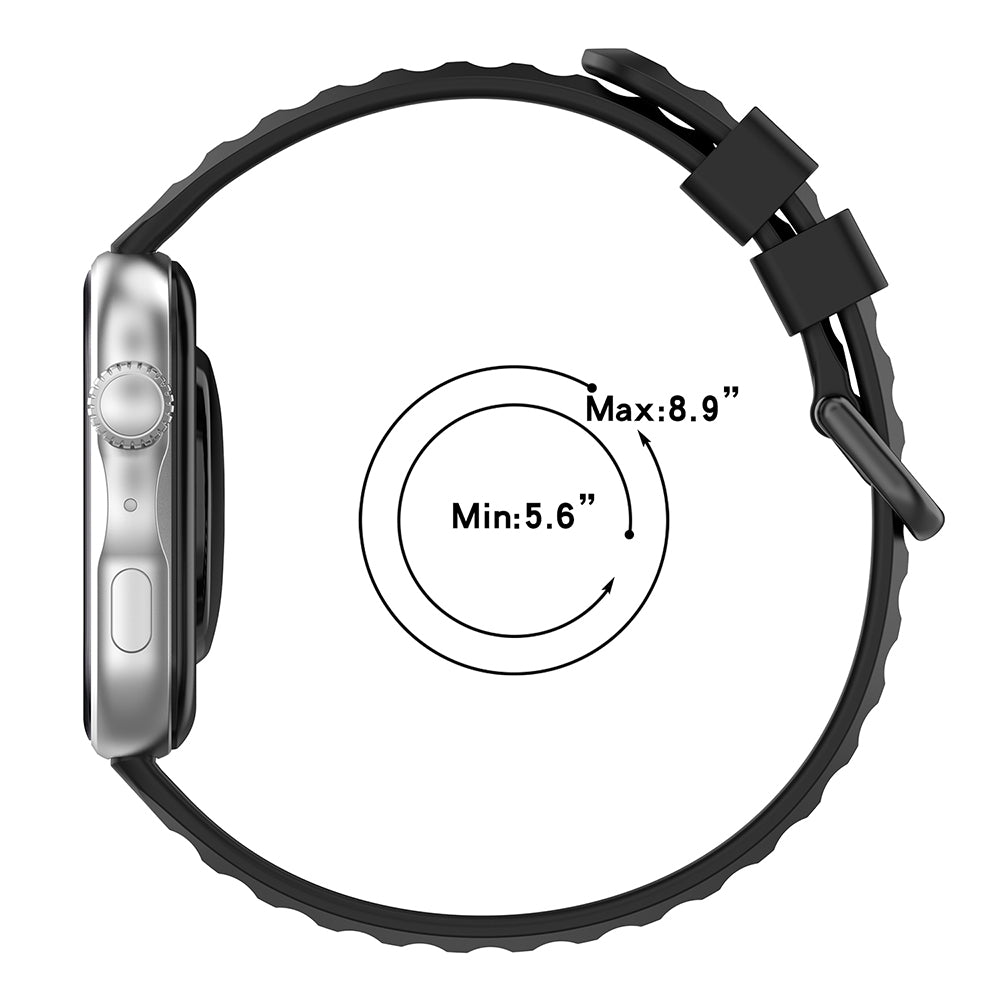 Pas Techsuit W082 za Huawei Watch Fit 5 Pro, temno modra