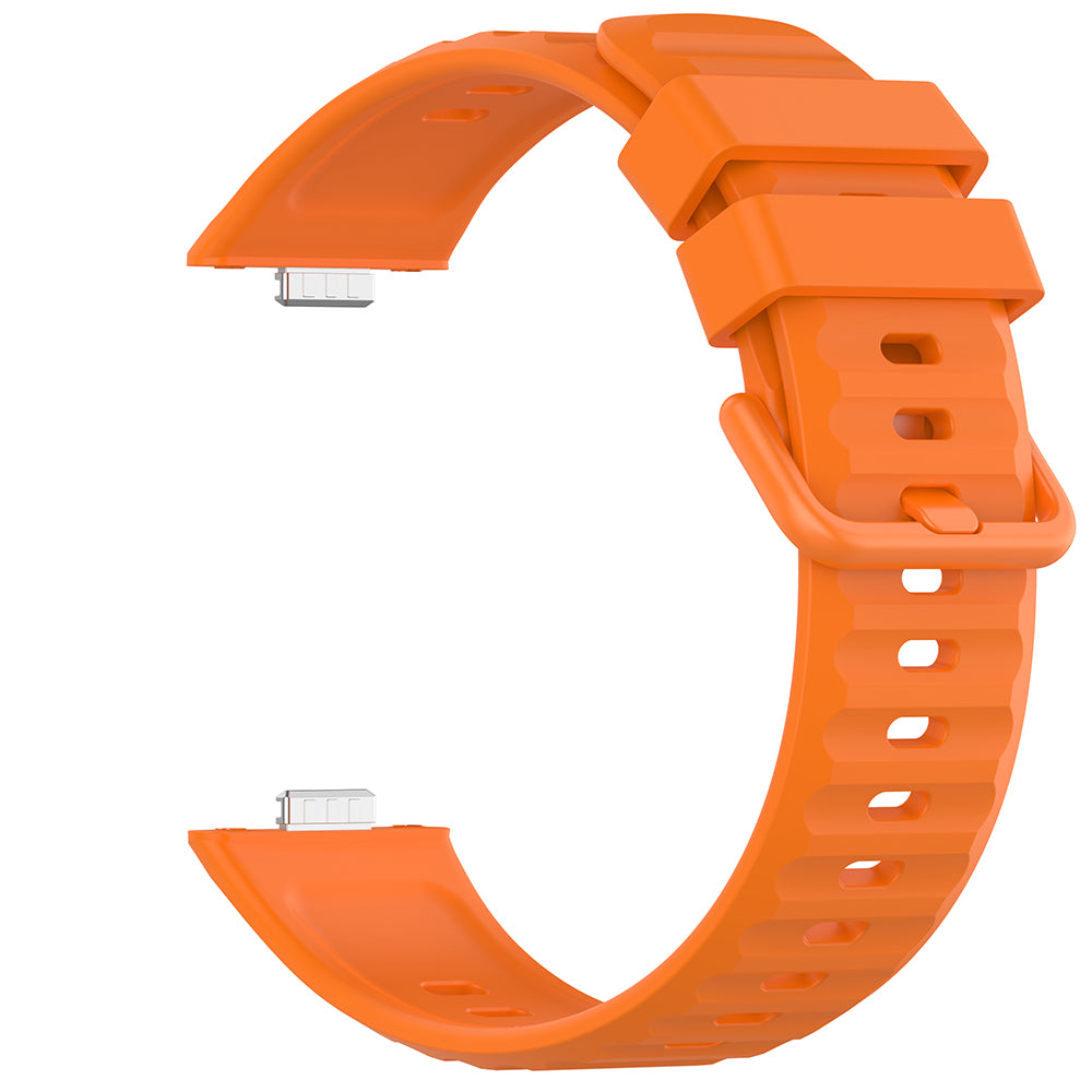 Pas Techsuit W082 za Huawei Watch Fit 5 Pro, oranžen