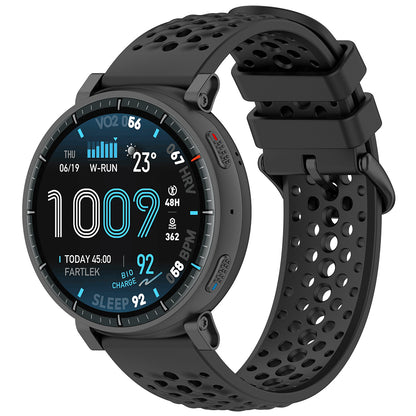 Pas Techsuit W083 za Amazfit Watch / Samsung Watch Series, 22mm, Črna