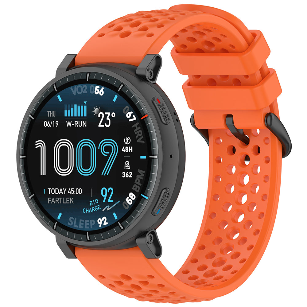 Pas Techsuit W083 za Amazfit Watch / Samsung Watch Series, 22mm, Oranžen
