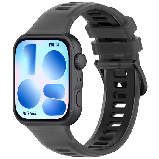 Pas Techsuit W084 za Huawei Watch Fit 5 Pro / Fit 5 / Fit 4 Pro / Fit 4 / Fit 3, Črna