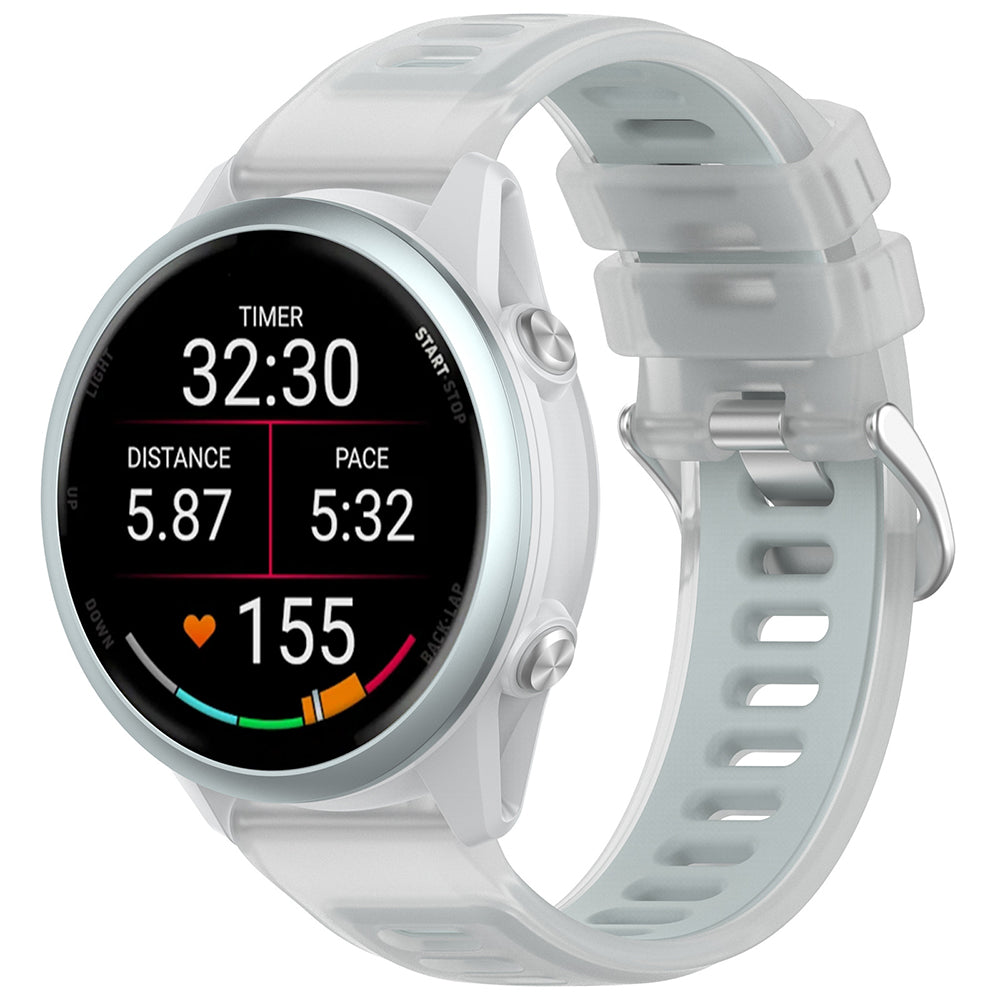 Pas Techsuit W084 za Samsung Galaxy Watch / Huawei Watch Series, 20 mm, bela