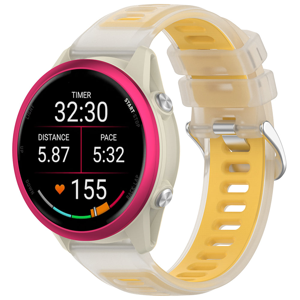 Pas Techsuit W084 za Samsung Galaxy Watch / Huawei Watch Series, 22 mm, rumen