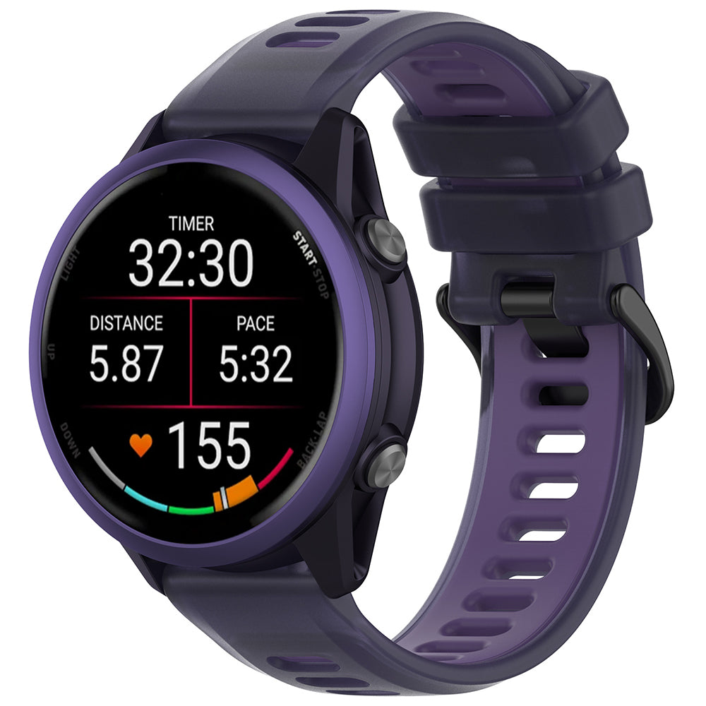 Pas Techsuit W084 za Samsung Galaxy Watch / Huawei Watch Series, 22mm, Vijolična