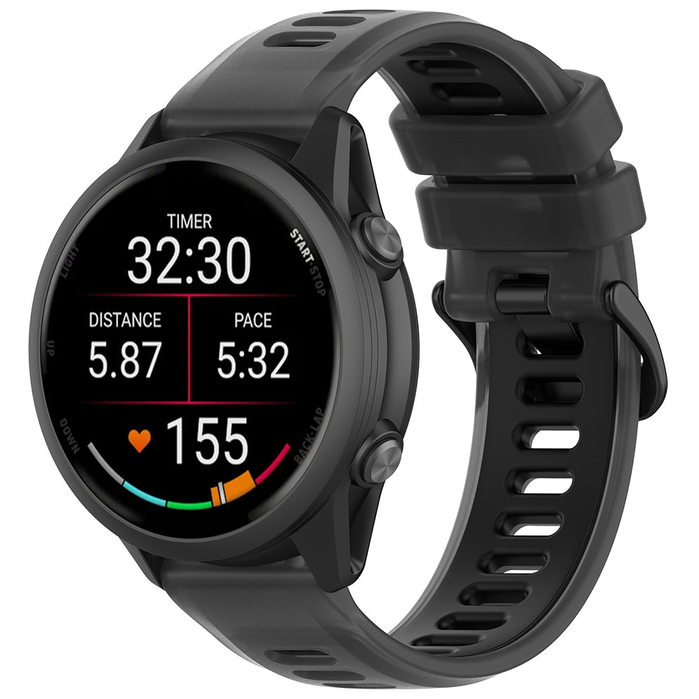 Pas Techsuit W084 za Samsung Galaxy Watch / Huawei Watch Series, 22 mm, črna