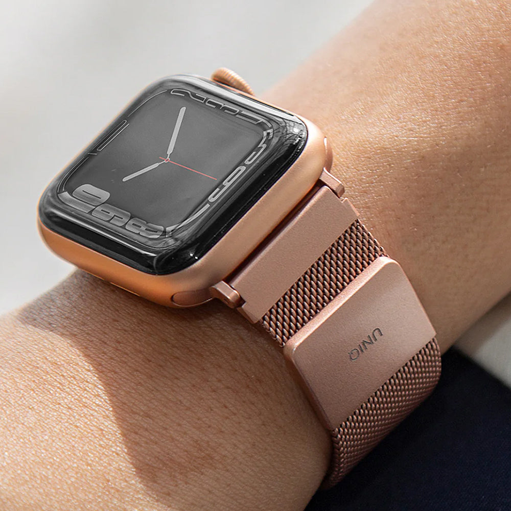 Pašček UNIQ Dante za Apple Watch 42mm / 41mm / 40mm / 38 serije, zlati