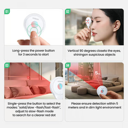 Detektor skritih kamer UGREEN LP793 (35579), črn