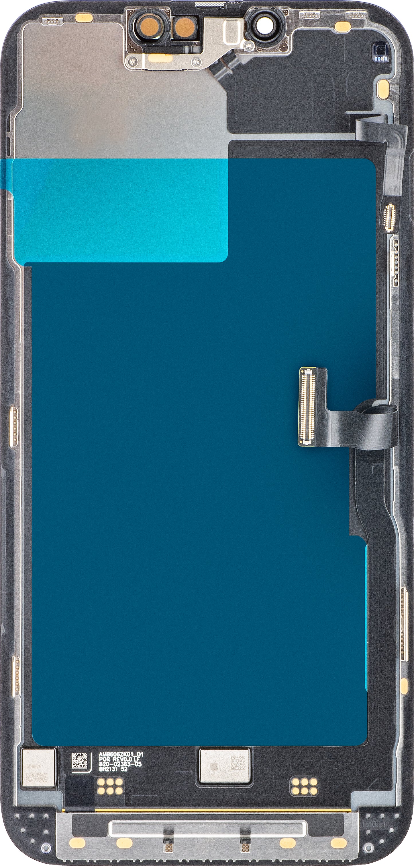 Apple iPhone 13 Pro zaslon na dotik, z okvirjem, črn, servisni paket 661-21993