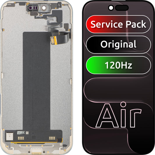 Zaslon na dotik Apple iPhone 17 Air, z okvirjem, črn, servisni paket 661-55240