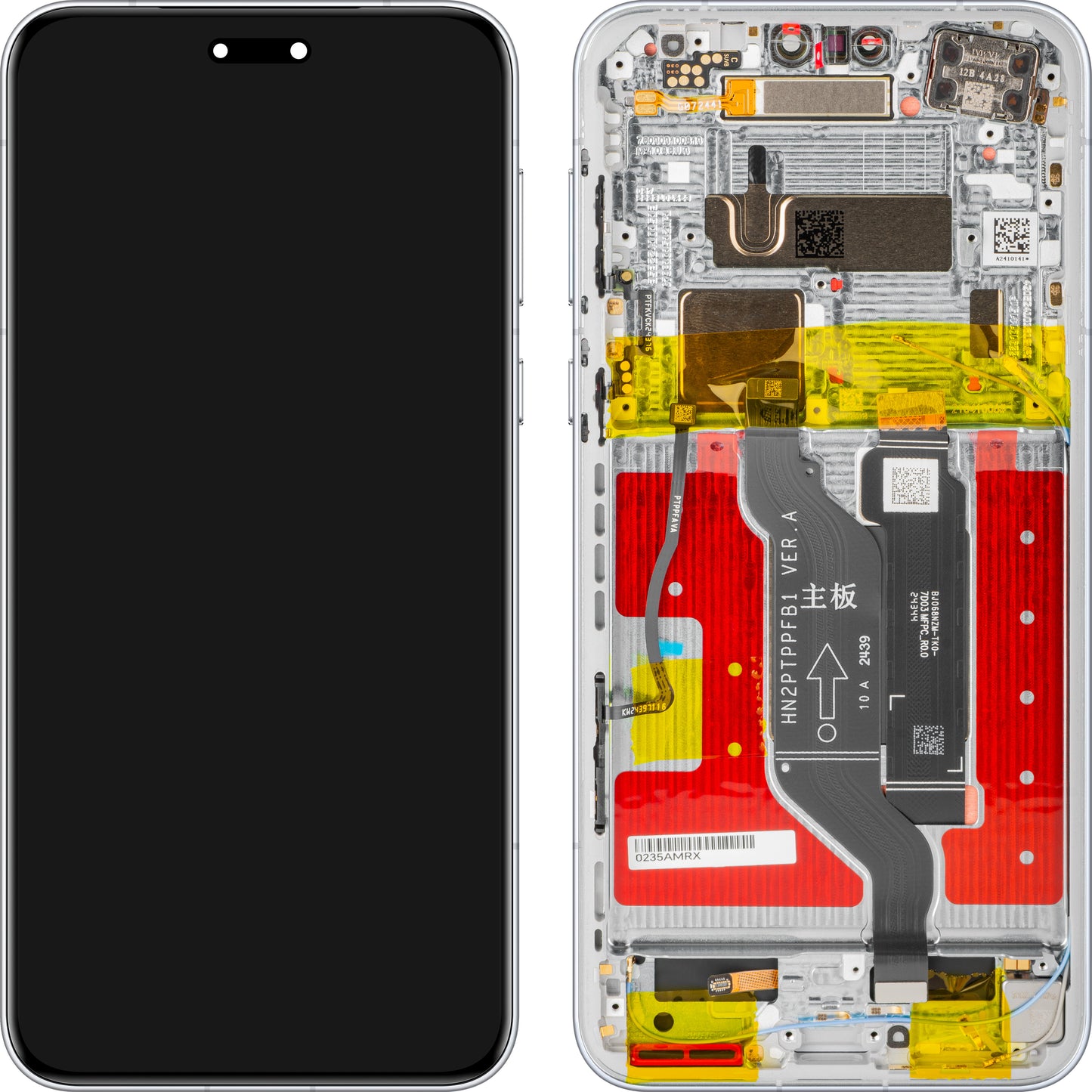 Zaslon s senzorjem na dotik Honor Magic7 Pro, s okvirjem, siv (Lunar shadow Grey), Service Pack 0235AMRW