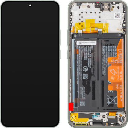 Zaslon s touchscreenom Honor Magic8 Lite, z okvirjem in baterijo, zelena (Forest Green), servisni paket 0235ARUU