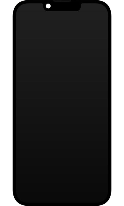 JK Zaslon na dotik za Apple iPhone 14, z okvirjem, različica z vgrajenim zaslonom LCD, črn 