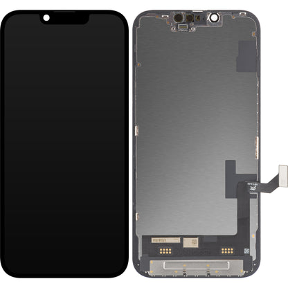 JK Touchscreen Display for Apple iPhone 14, with Frame, Movable IC OLED Version, Black