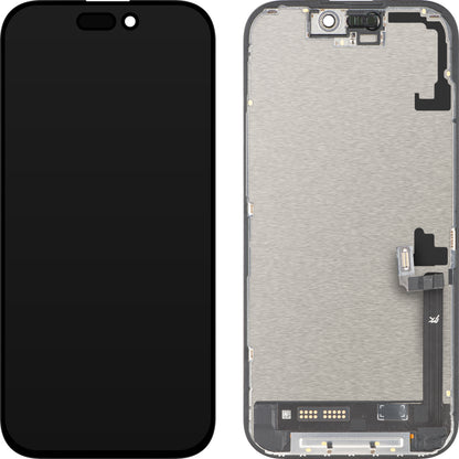 JK zaslon na dotik za Apple iPhone 17, z okvirjem, različica LCD In-Cell IC premakljiv, črna