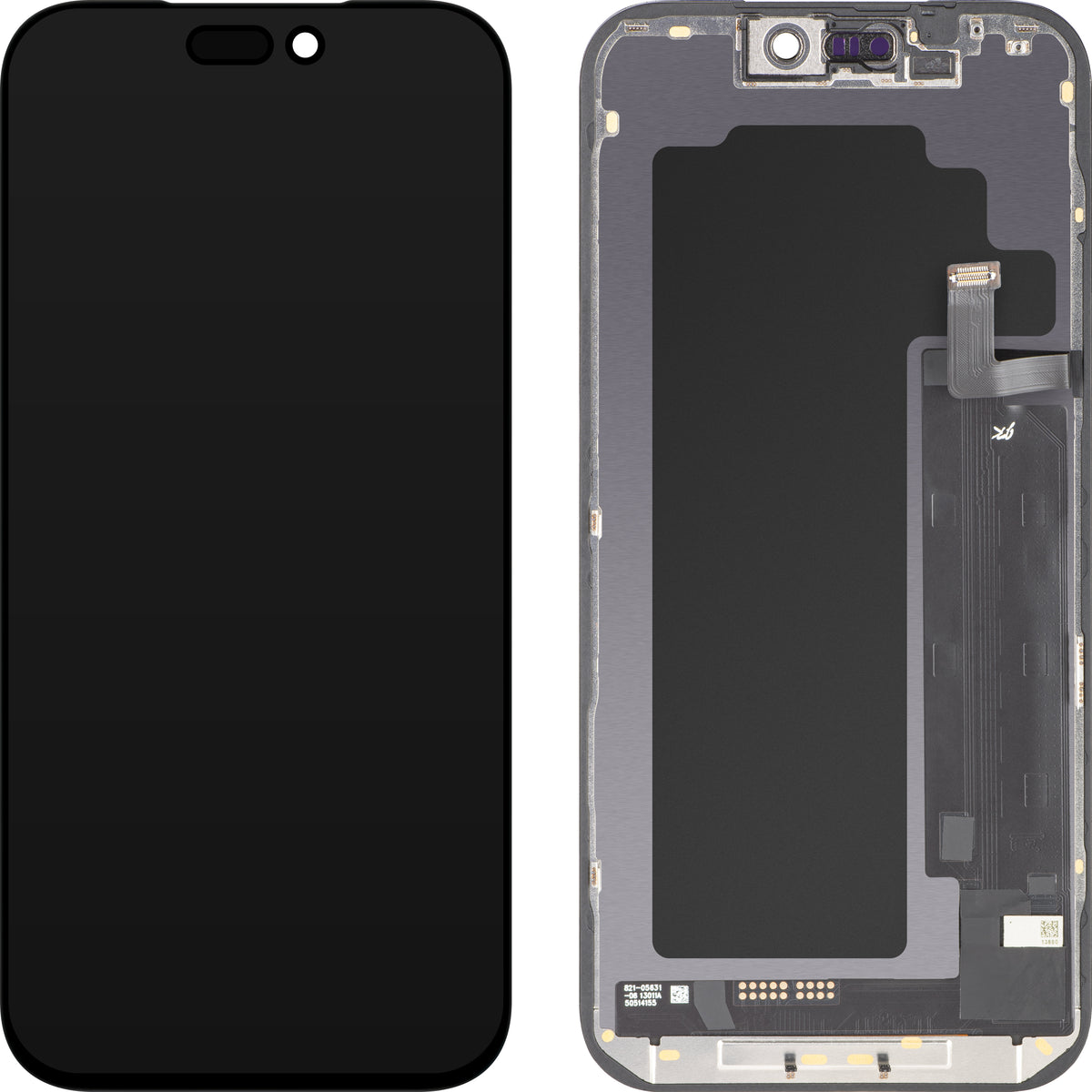 JK zaslon na dotik za Apple iPhone 17 Pro Max, z okvirjem, različica LCD In-Cell IC premakljiv, črna