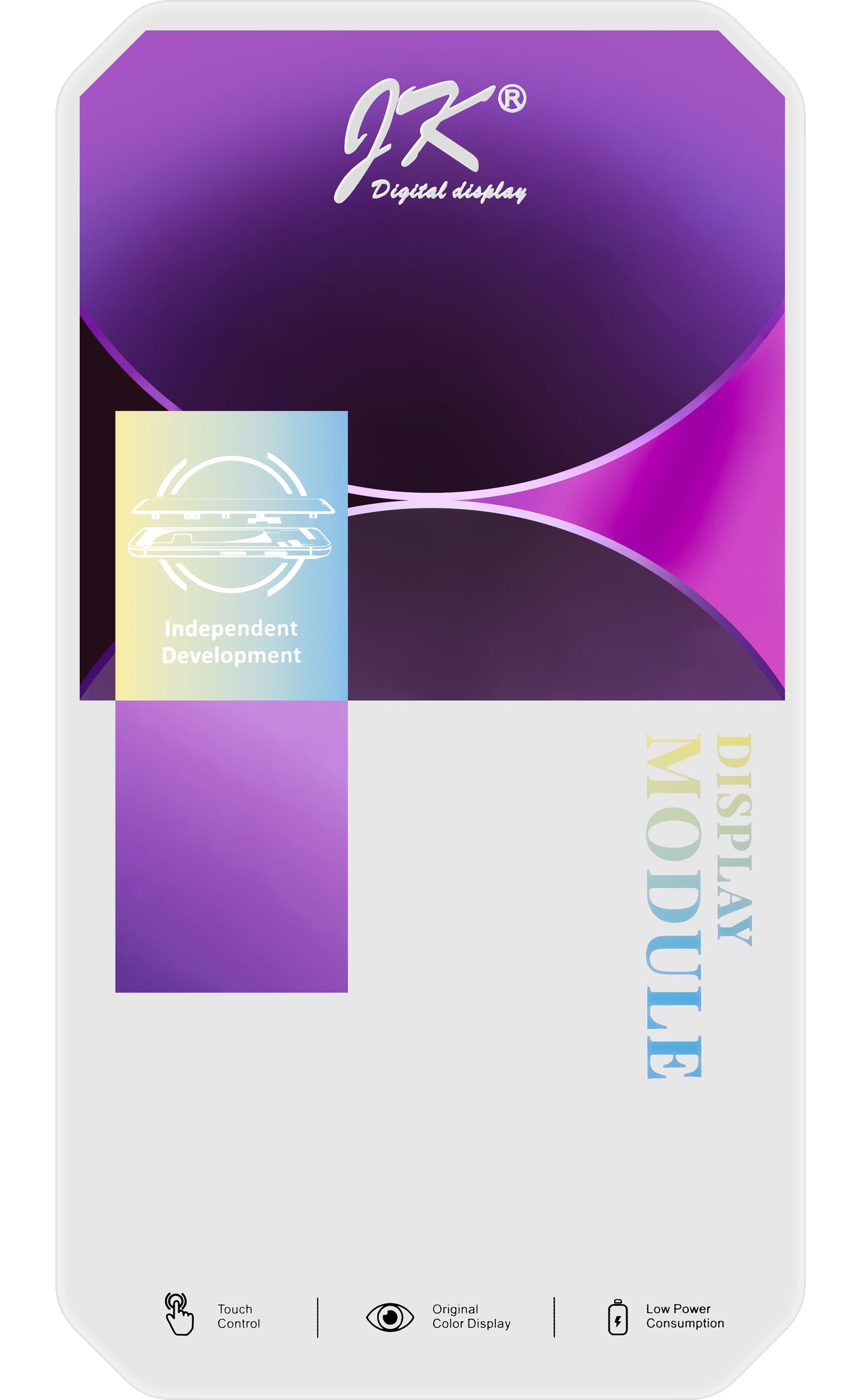 JK Zaslon na dotik za Apple iPhone 14, z okvirjem, različica z vgrajenim zaslonom LCD, črn 