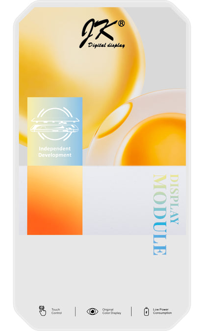 JK zaslon na dotik za Apple iPhone 14 Pro Max, z okvirjem, različica s premičnim zaslonom LCD v celici, črna