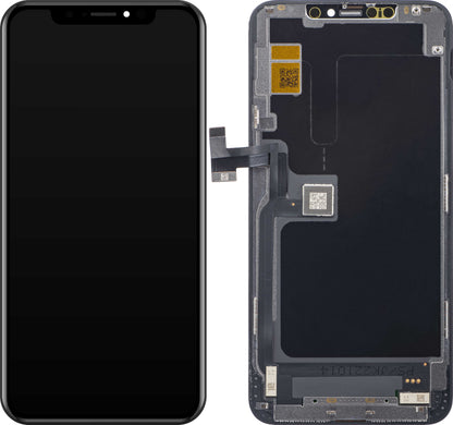 JK Touchscreen Display for Apple iPhone 11 Pro Max, with Frame, Movable IC In-Cell LCD Version, Black