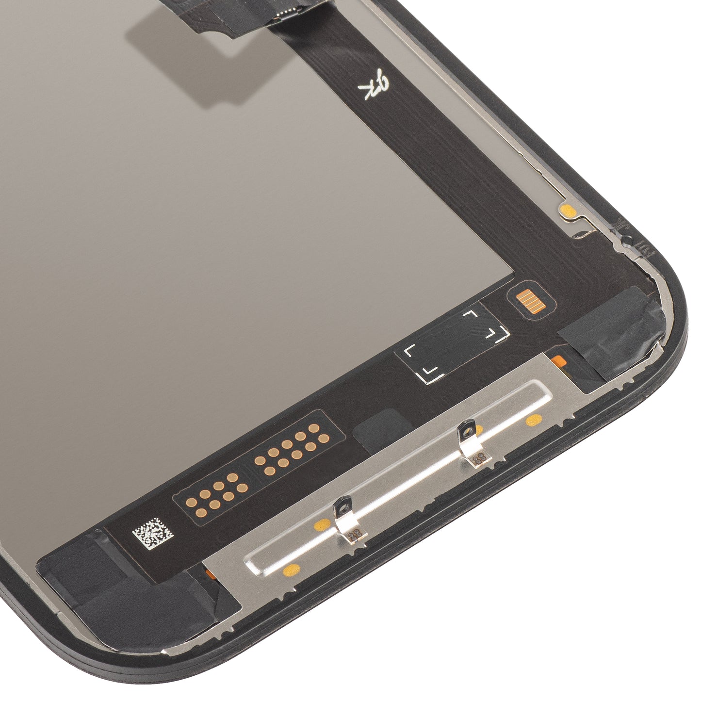 JK zaslon na dotik za Apple iPhone 17, z okvirjem, različica LCD In-Cell IC premakljiv, črna