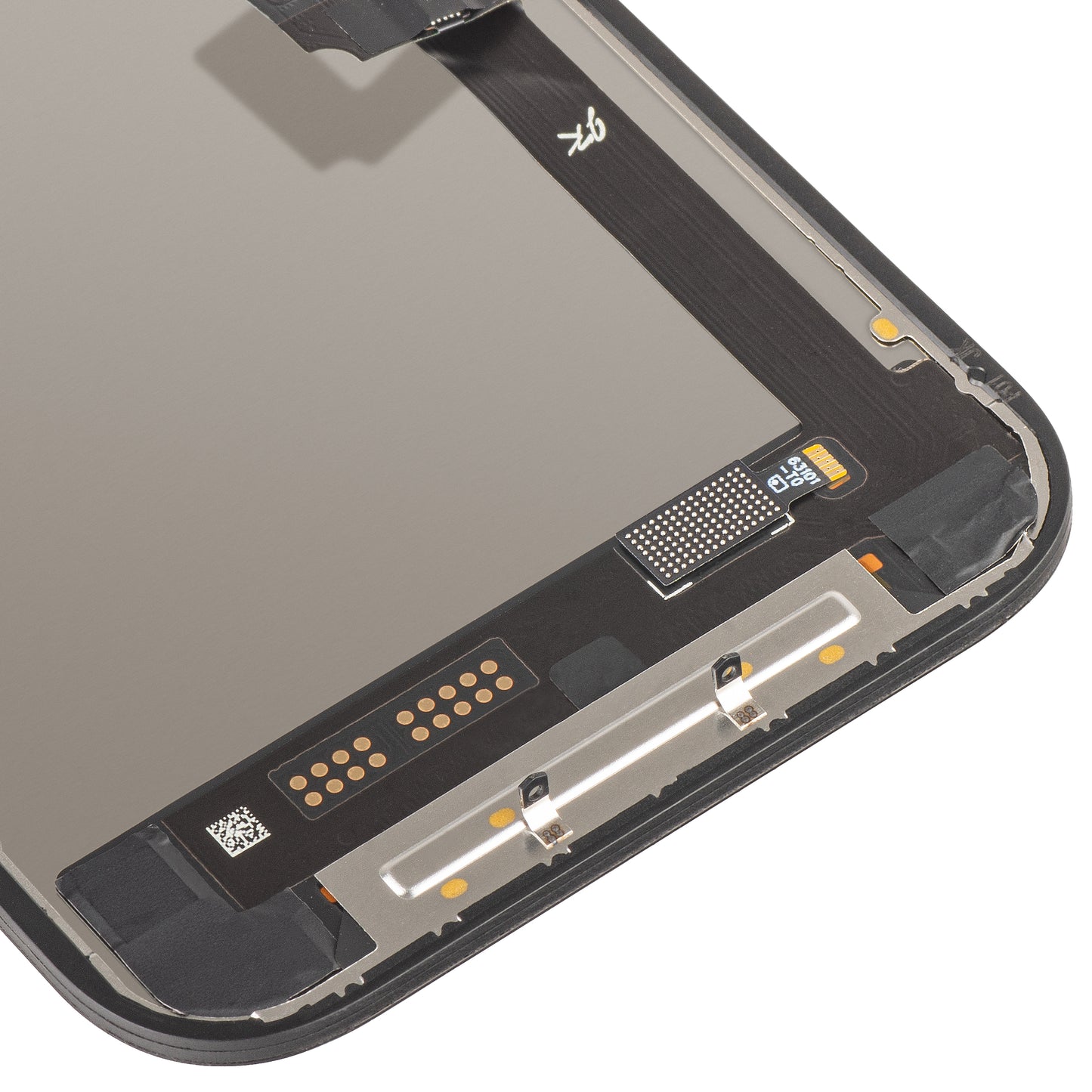 JK zaslon na dotik za Apple iPhone 17, z okvirjem, različica LCD In-Cell IC premakljiv, črna