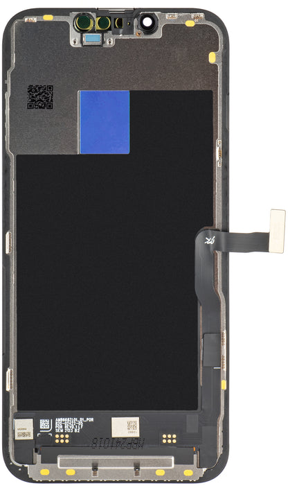 JK zaslon na dotik za Apple iPhone 13 Pro, z okvirjem, različica LCD In-Cell IC premakljiv, črna
