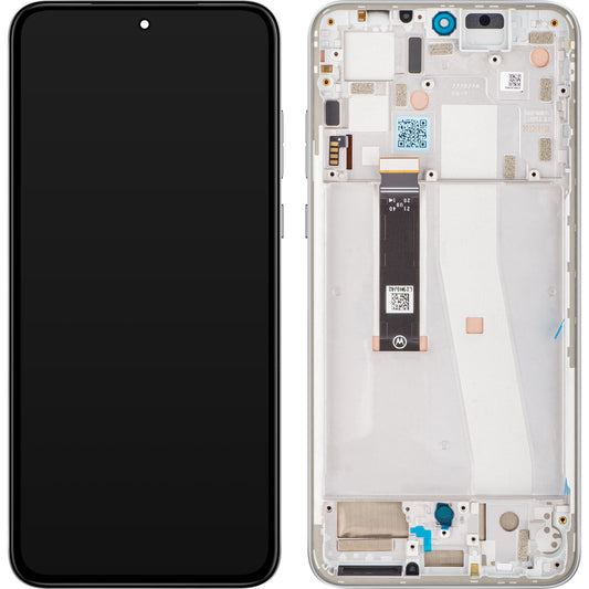 Motorola Edge 30 Neo zaslon na dotik z okvirjem, srebrn (Ice Palace), servisni paket 5D68C21404