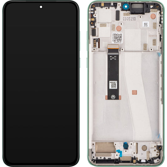 Zaslon na dotik Motorola Edge 30 Neo, z okvirjem, zelen (Aqua Foam), servisni paket 5D68C21406