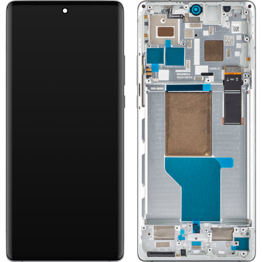 Zaslon na dotik Motorola Edge 30 Ultra, z okvirjem, zvezdasto bela, servisni paket 5D68C21453