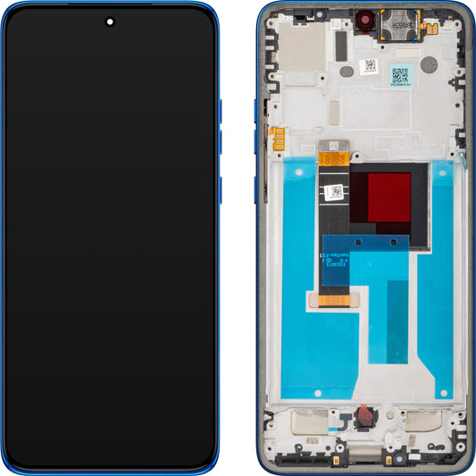 Zaslon na dotik Motorola Edge 50 Neo, z okvirjem, mornarsko modra, servisni paket 5D68C28686