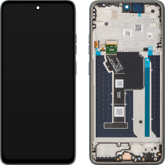 Zaslon na dotik Motorola Moto G56, s okvirjem, siva (Pantone Gray Mist), Service Pack 5D68C30209