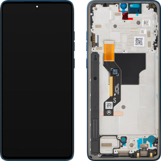 Zaslon na dotik Motorola Moto G Stylus 5G (2025), z okvirjem, mornarsko modra (Gibraltar Sea), servisni paket 5D68C29806