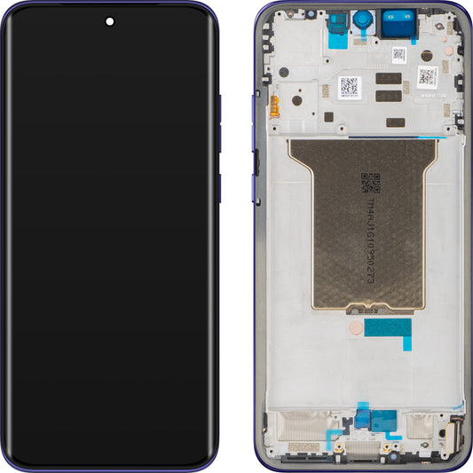 Zaslon na dotik Motorola Edge 70 Fusion+ / Edge 70 Fusion, z okvirjem, vijoličen (Pantone Orient Blue), servisni paket 5D68C32064