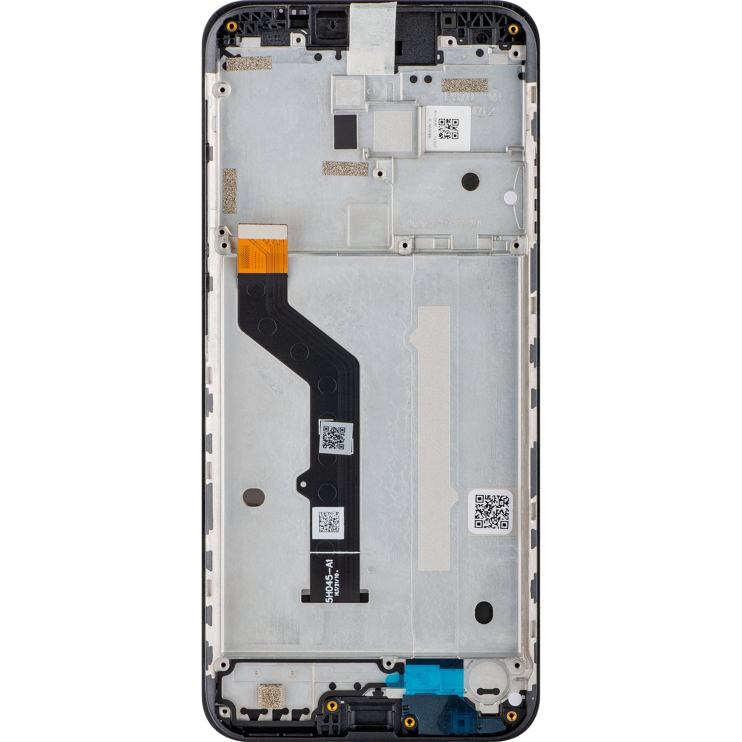 Motorola Moto Moto G9 Play Zaslon na dotik, z okvirjem, črn, servisni paket 5D68C17397