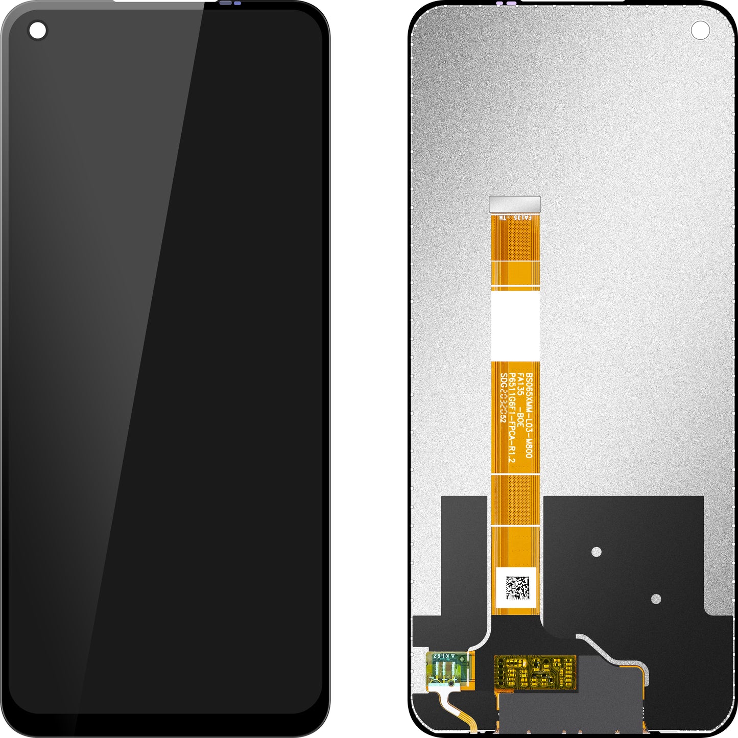 Zaslon na dotik MP, združljiv z Oppo A52 / A72 / A92