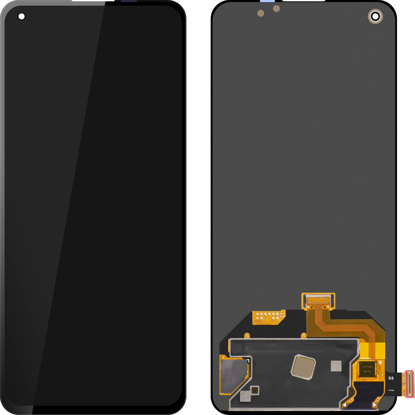 Zaslon na dotik MP, združljiv z Realme GT Master, različica OLED