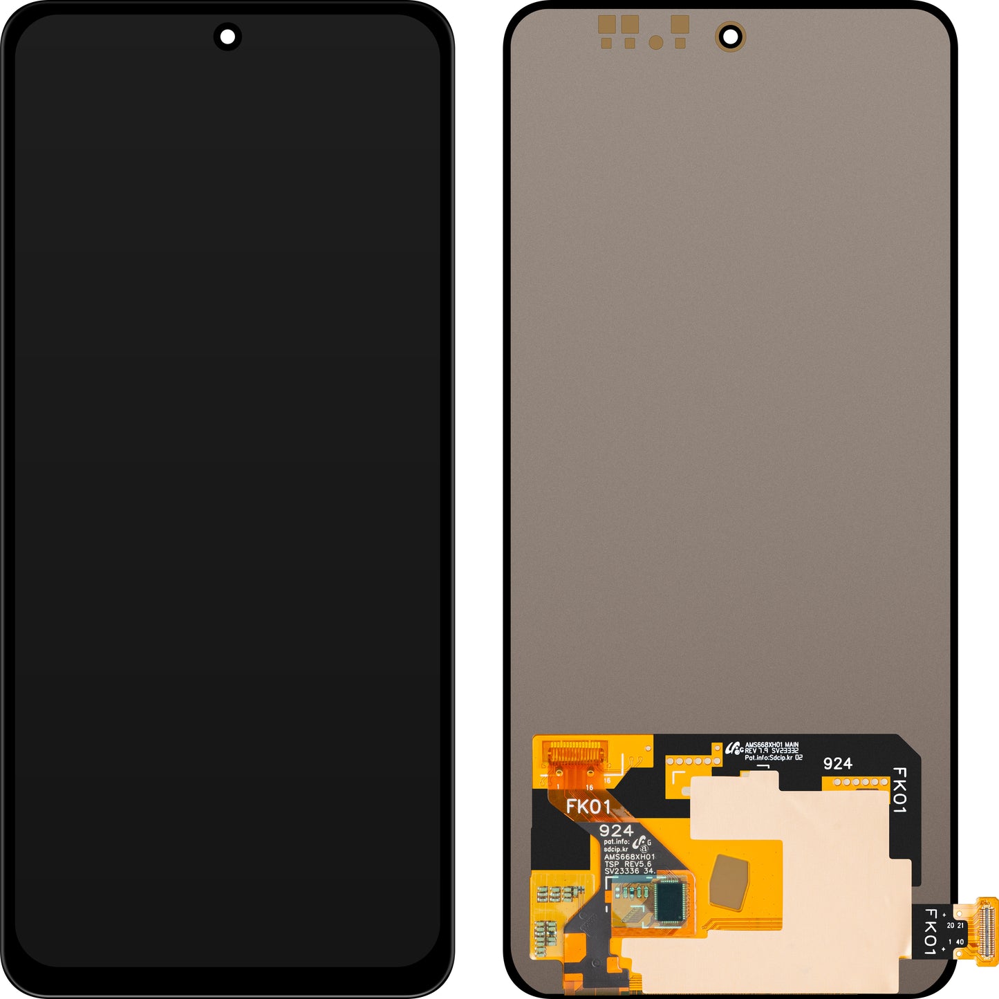 Zaslon na dotik MP, združljiv z vivo S18e / T3 / V29e / V30 Lite / V40 SE / Y100 4G
