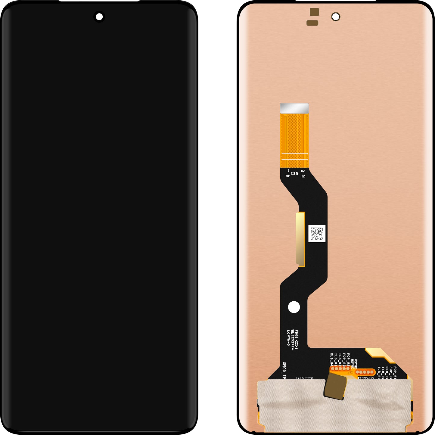 Zaslon na dotik MP, združljiv z Motorola Edge 60 Fusion