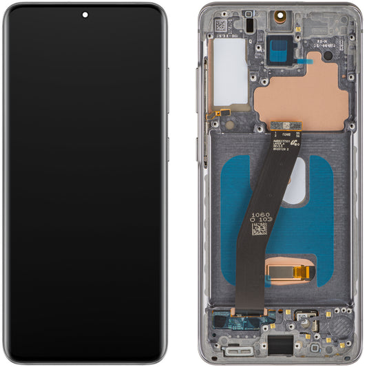 MP zaslon na dotik, združljiv s Samsung Galaxy S20 5G G981 / S20 G980, z okvirjem, OLED različica, črna