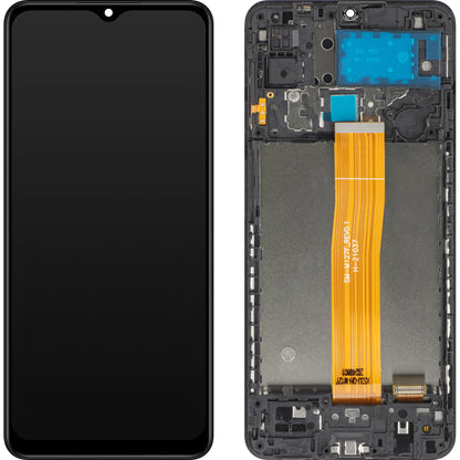 MP zaslon na dotik, združljiv s Samsung Galaxy M12 M127, z okvirjem, črn 