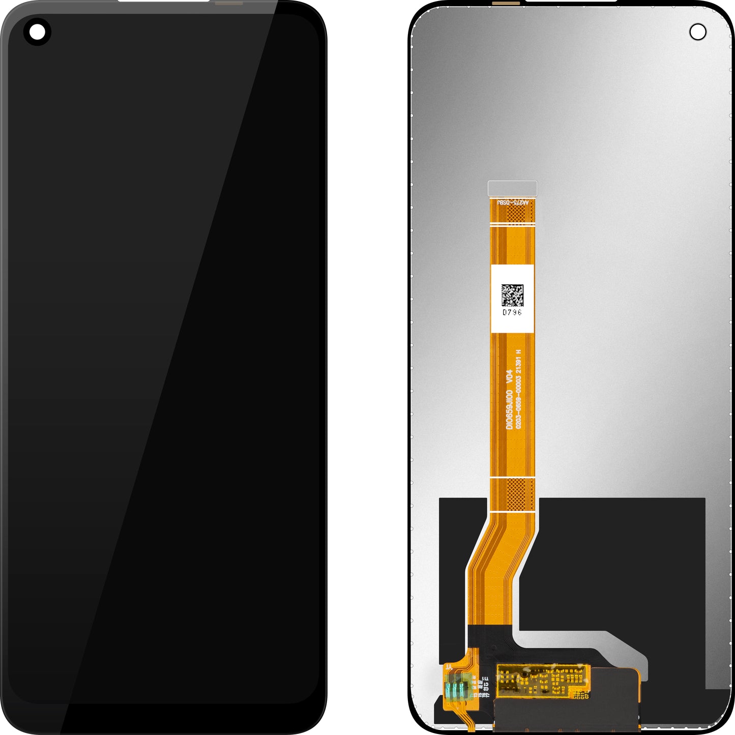 Zaslon na dotik MP, združljiv z Realme Q3s / Q3t / Q5