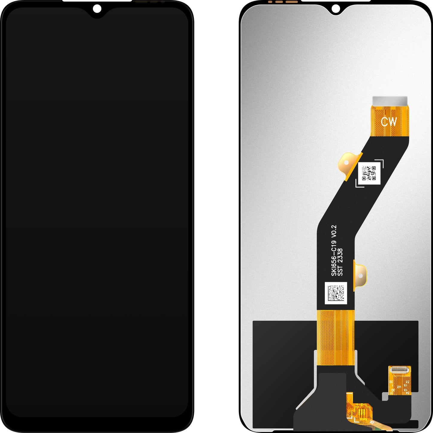 Zaslon na dotik MP, združljiv z ZTE Blade A34 / Blade A54