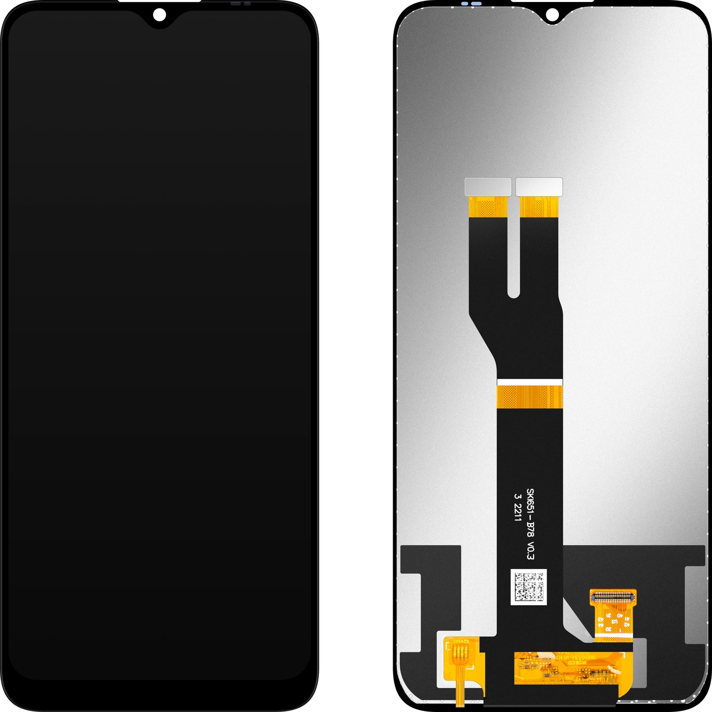 Zaslon na dotik MP, združljiv z Nokia G11 / G21