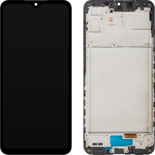 Zaslon s tehnologijo na dotik MP, združljiv s Samsung Galaxy A16 5G A166, s okvirjem, črn