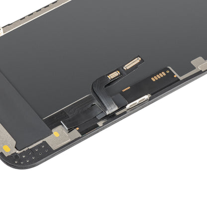 MP zaslon na dotik, združljiv z Apple iPhone 12 / 12 Pro, z okvirjem, OLED FHD IC Movable različica, črna