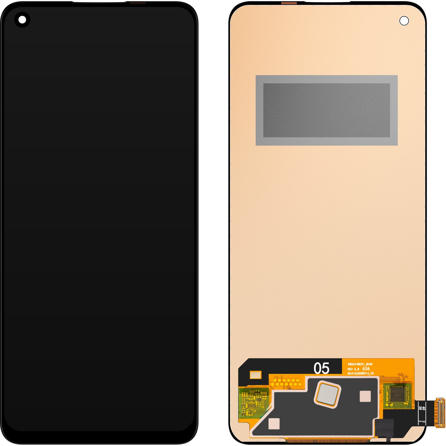 Zaslon na dotik MP, združljiv z Oppo Find X3 Lite / K9 / Reno5 5G