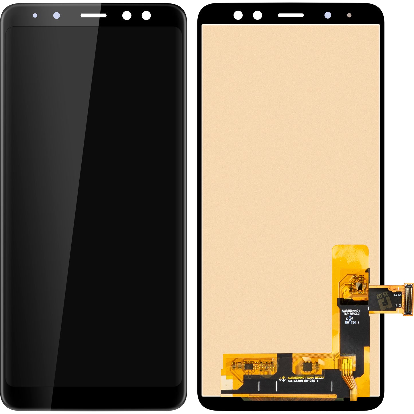 Zaslon na dotik MP, združljiv s Samsung Galaxy A8 (2018) A530