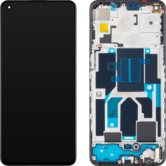 Zaslon na dotik OnePlus Nord CE 5G, z okvirjem, črn (Charkoal Ink), servisni paket 2011100302