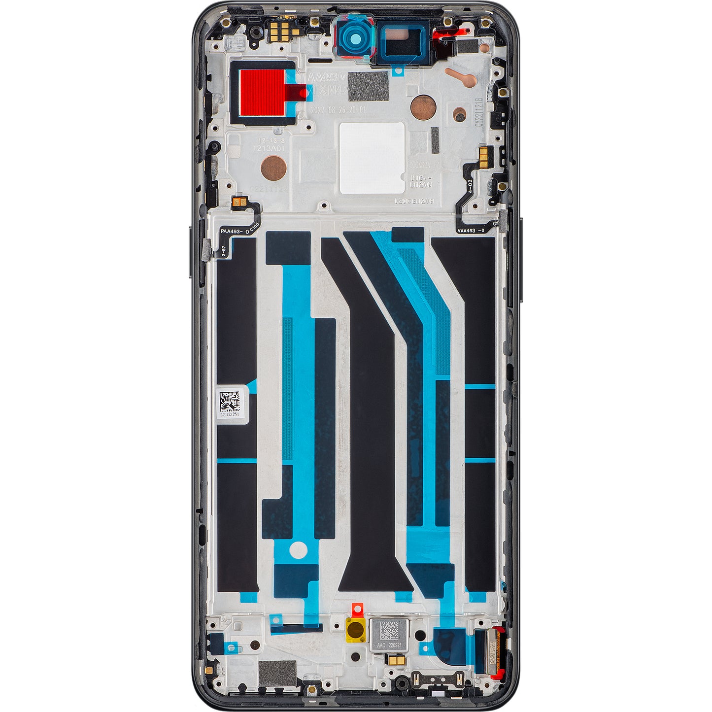 Zaslon s Touchscreenom OnePlus 10T / Ace Pro, s okvirjem, črn (Moonstone Black), Service Pack 4130326